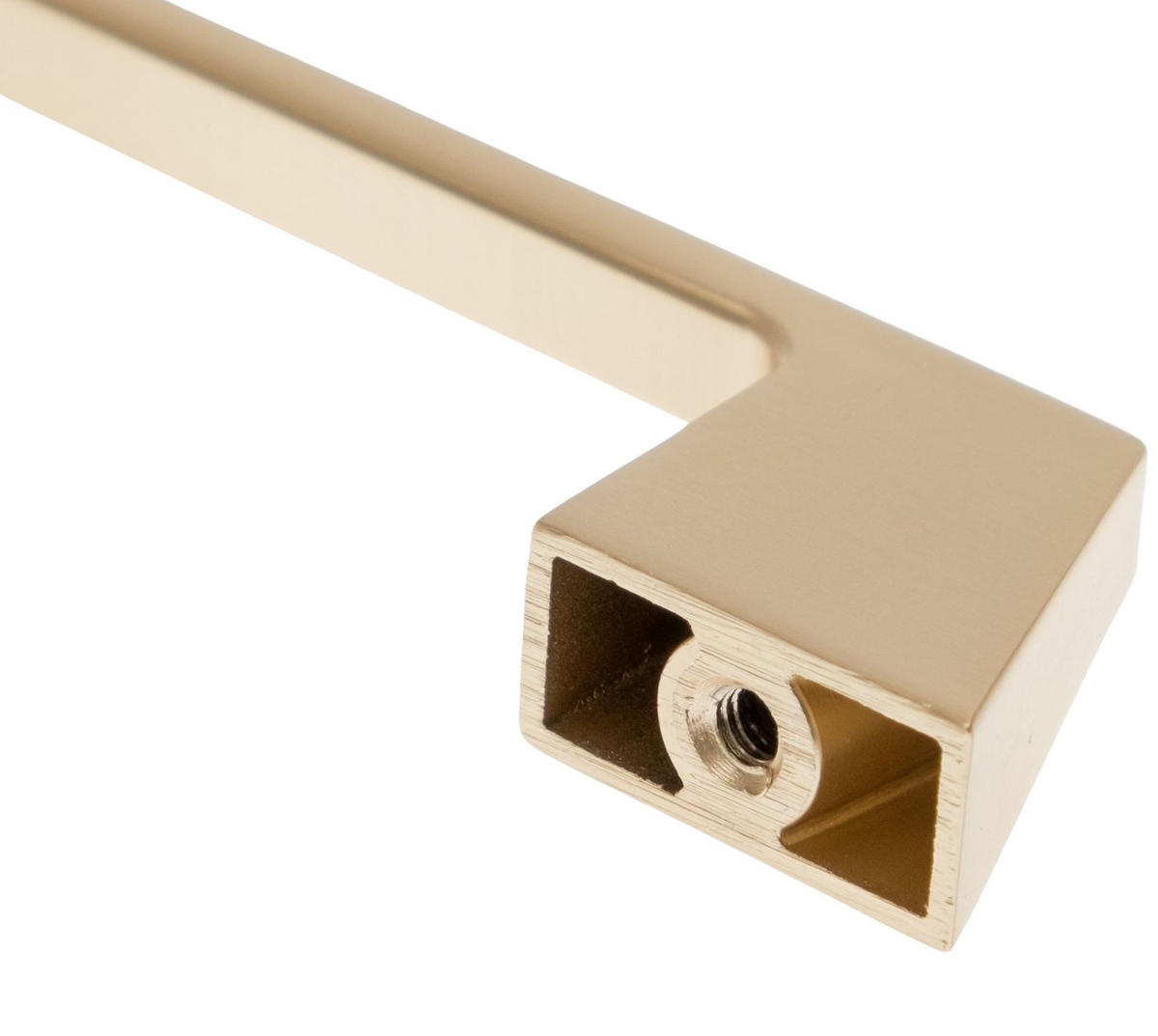 MÖBELGRIFF BA 160mm, Küchengriff Goldfarbig matt, Türgriff Stilo - Goldfarben, Metall (0.8/3/18.5cm)