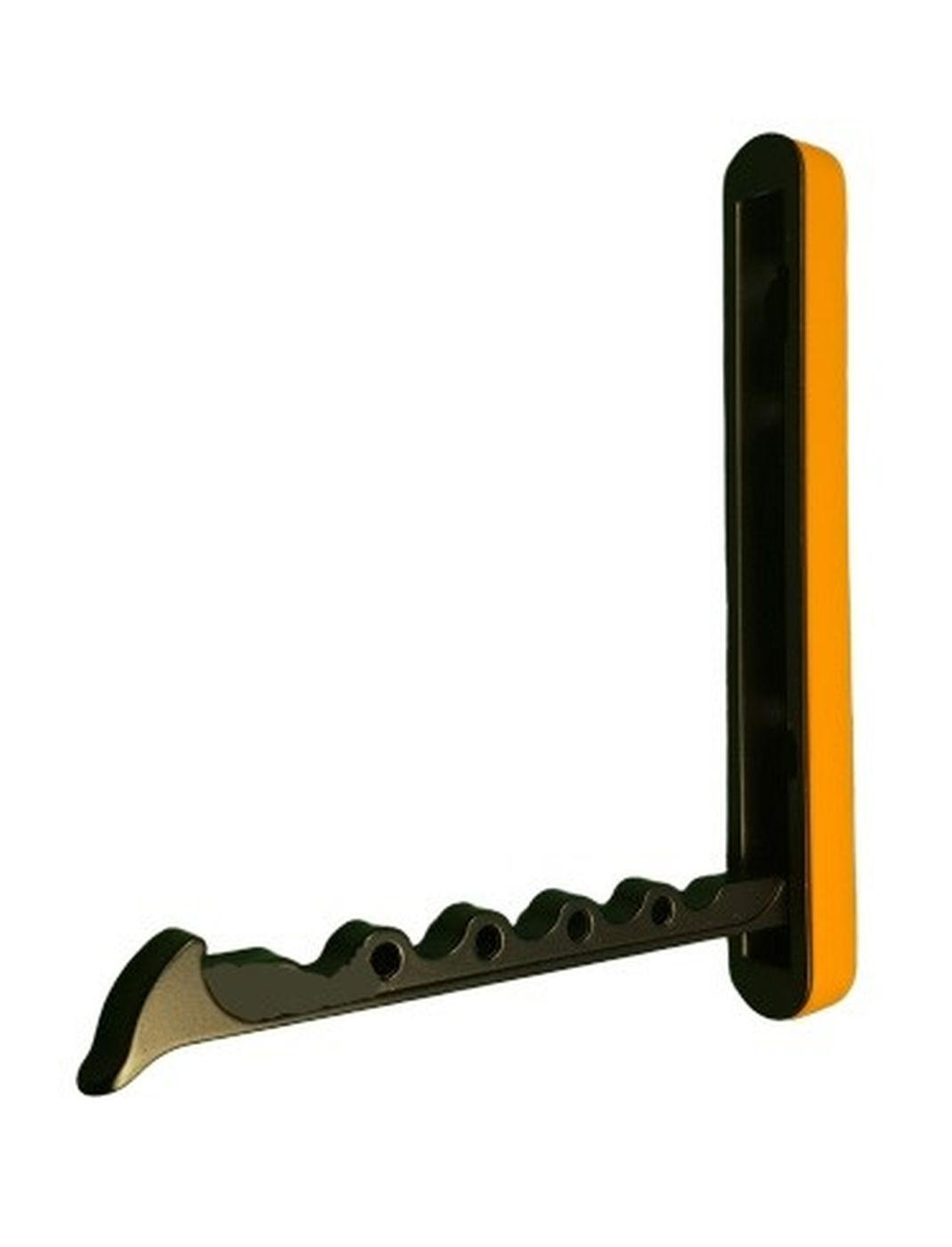 GARDEROBENHAKEN klappbar Wandhaken Klappaken schwarz Silikonring orange - Schwarz, Metall (1.6/14/11cm) - Livingpoint24