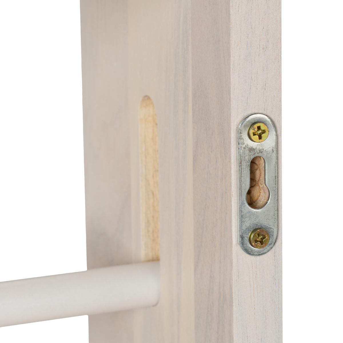 TOILETTENPAPIERHALTER - Weiß, Holz (20/70/13cm) - Relaxdays