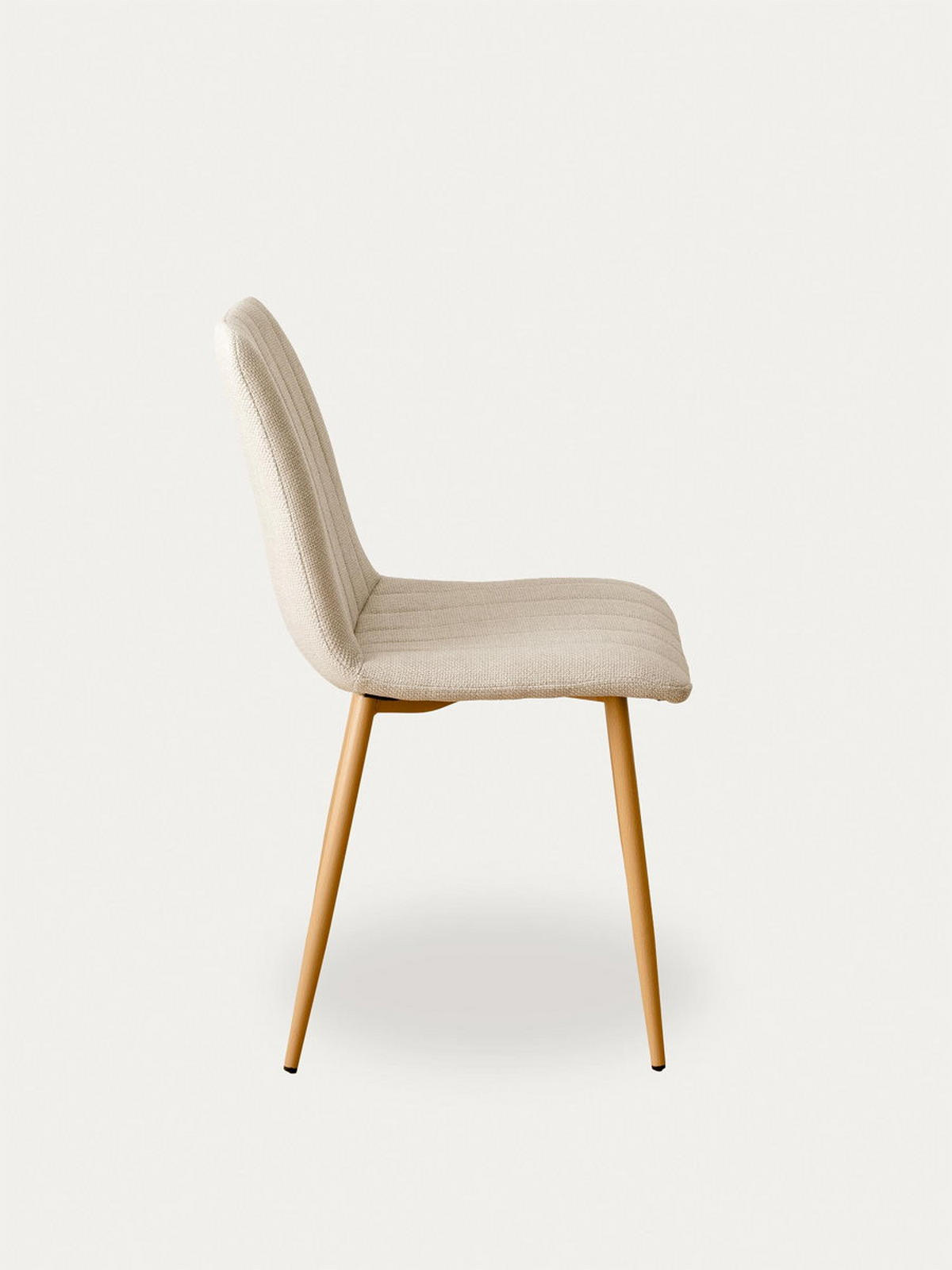 STUHL Wismar Beige 44.5 cm x 86 cm - Beige, Textil (44/86/56cm) - Kenay Home