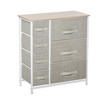 SCHUBLADENSCHRANK, Holz, Hellgrau - Hellgrau, Metall (30/71/63.5cm) - HOMCOM