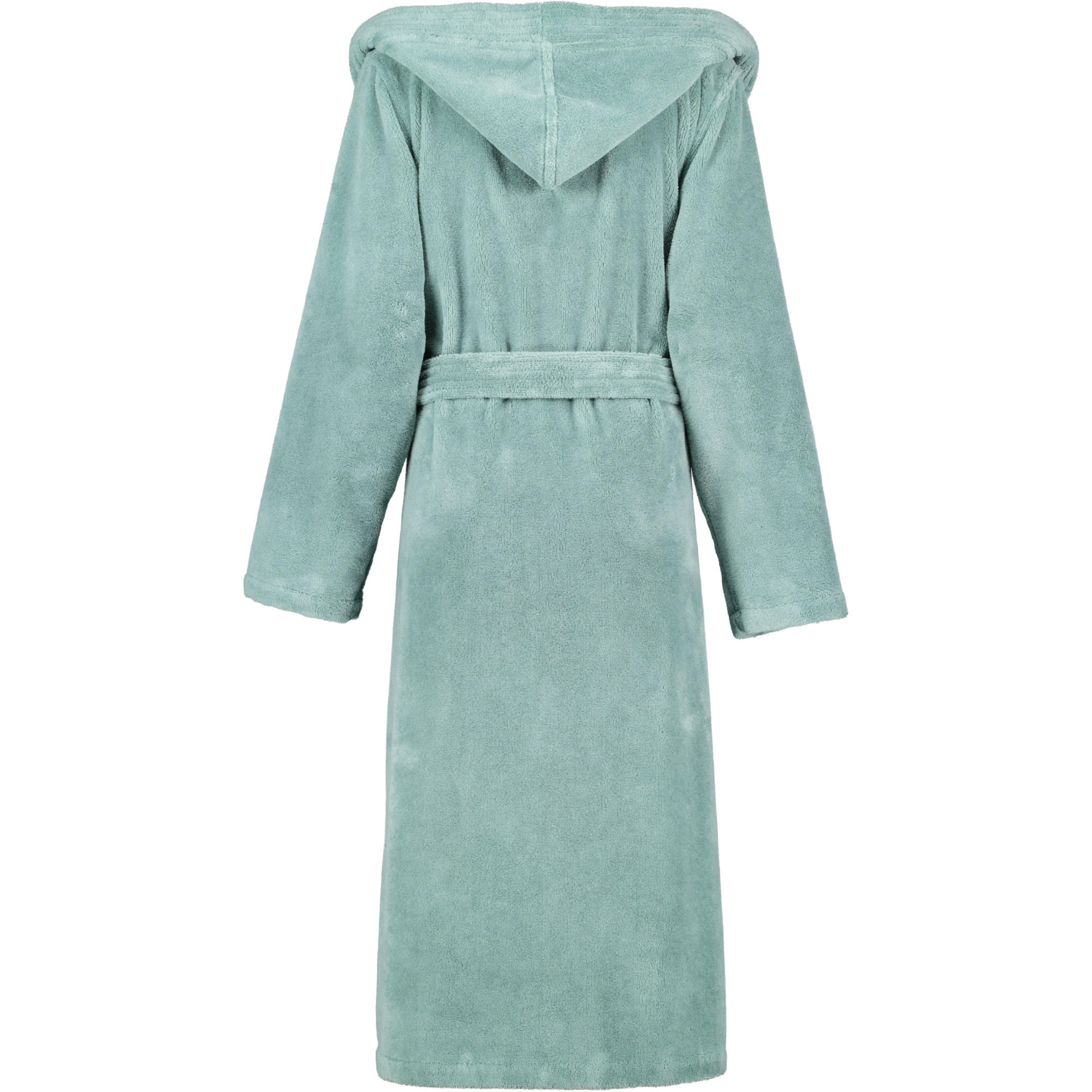 BADEMANTEL DAMEN KAPUZE DOUBLEFACE 830 FJORD - Grün, Textil (XSnull) - Cawoe