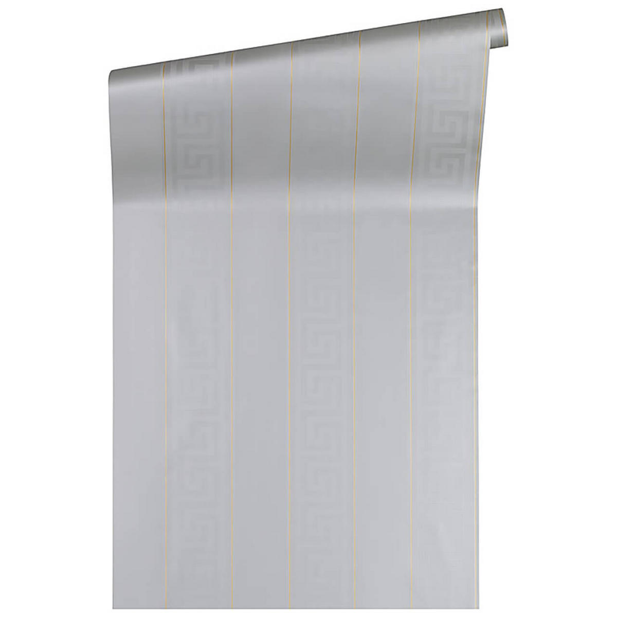 VLIESTAPETE 70/1005 cm - Silberfarben/Grau, Kunststoff/Textil (70/1cm) - KUNSTLOFT