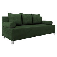 SCHLAFSOFA Dover Cord - Chromfarben/Grün, Holz/Kunststoff (192/86/80cm) - MIRJAN24