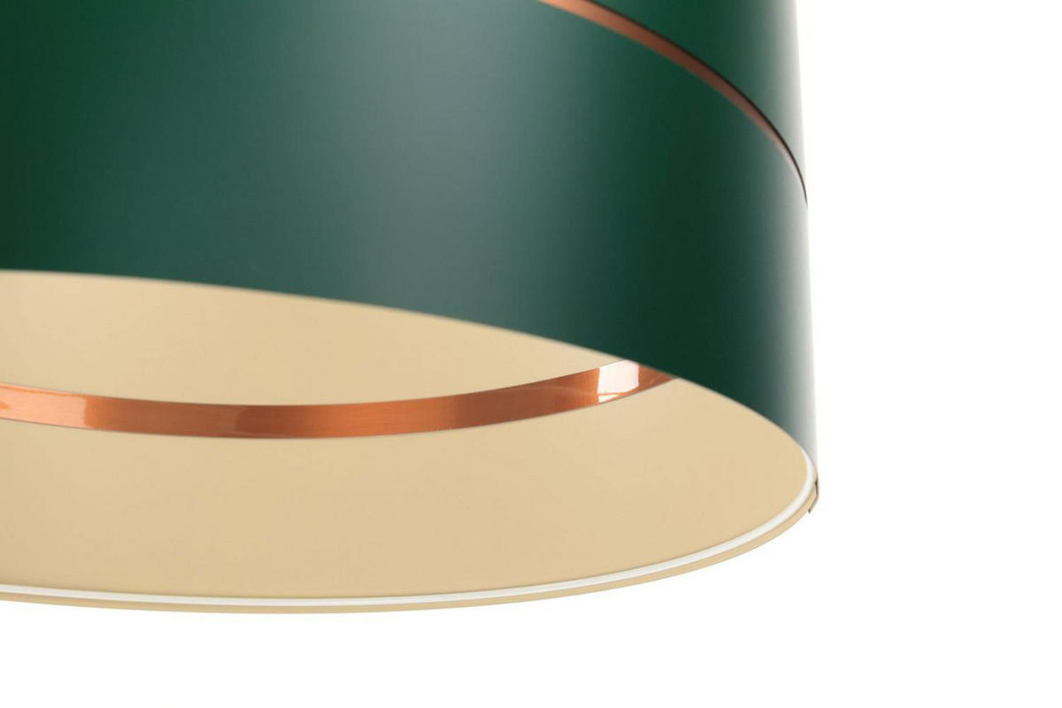 HÄNGELEUCHTE Grün 50/21 cm - Beige/Grün, Kunststoff (50/0.8/21cm) - ONZENO