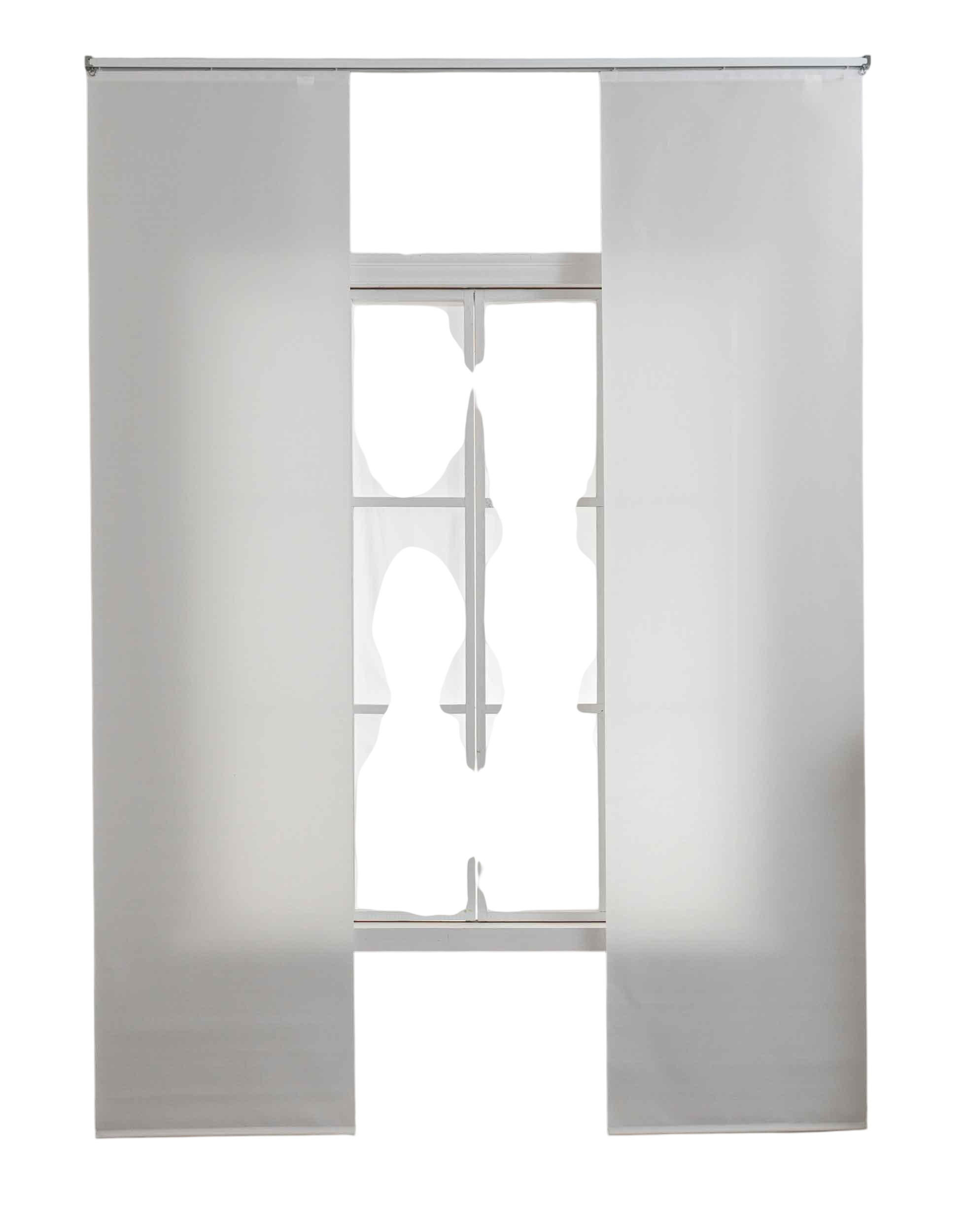 Gardinenbox Schiebegardine Natur 60x245 cm