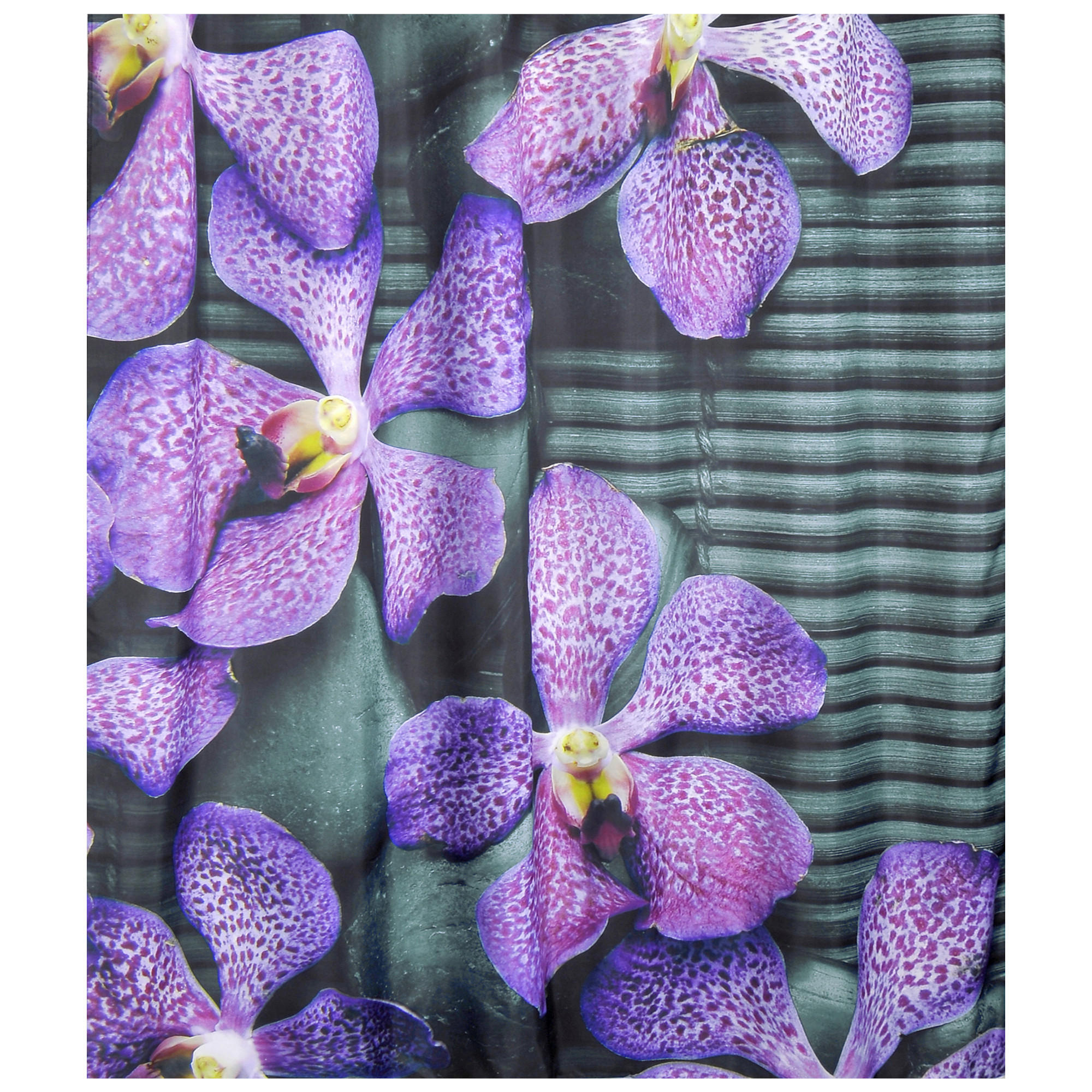 DUSCHVORHANG Vanda 180 x 200 cm - Violett, Textil (180/200cm) - Sanilo