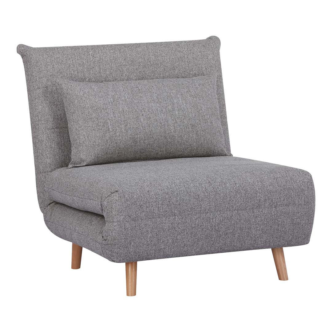SCHLAFSOFA grau - Grau, Holzwerkstoff (82/82/193cm) - ebuy24