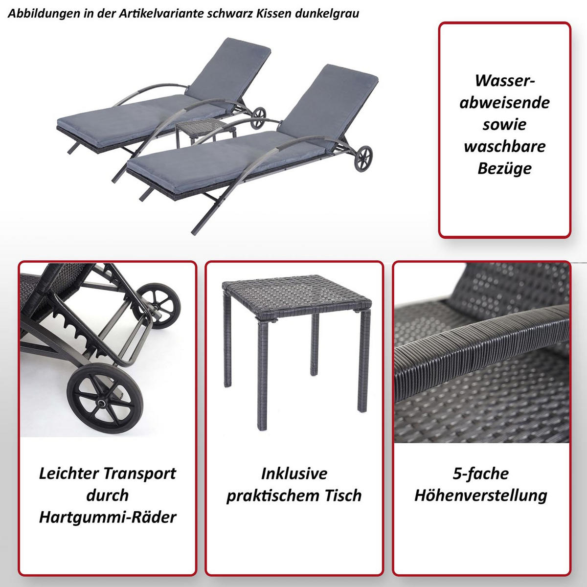 SONNENLIEGE Braun, Beige - Beige/Braun, Kunststoff (65/87/200cm) - MCW