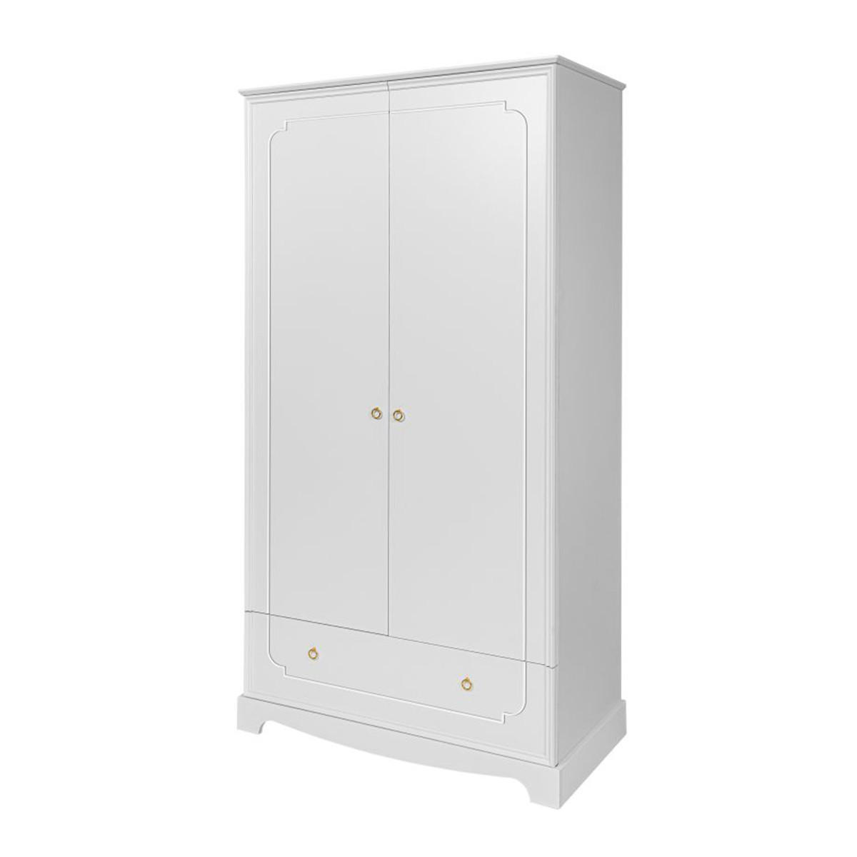 ORMAR 2 vrata Royal Bijeli - bijela, drvni materijal (103/195/50cm) - Petits-meubles