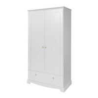 ORMAR 2 vrata Royal Bijeli - bijela, drvni materijal (103/195/50cm) - Petits-meubles