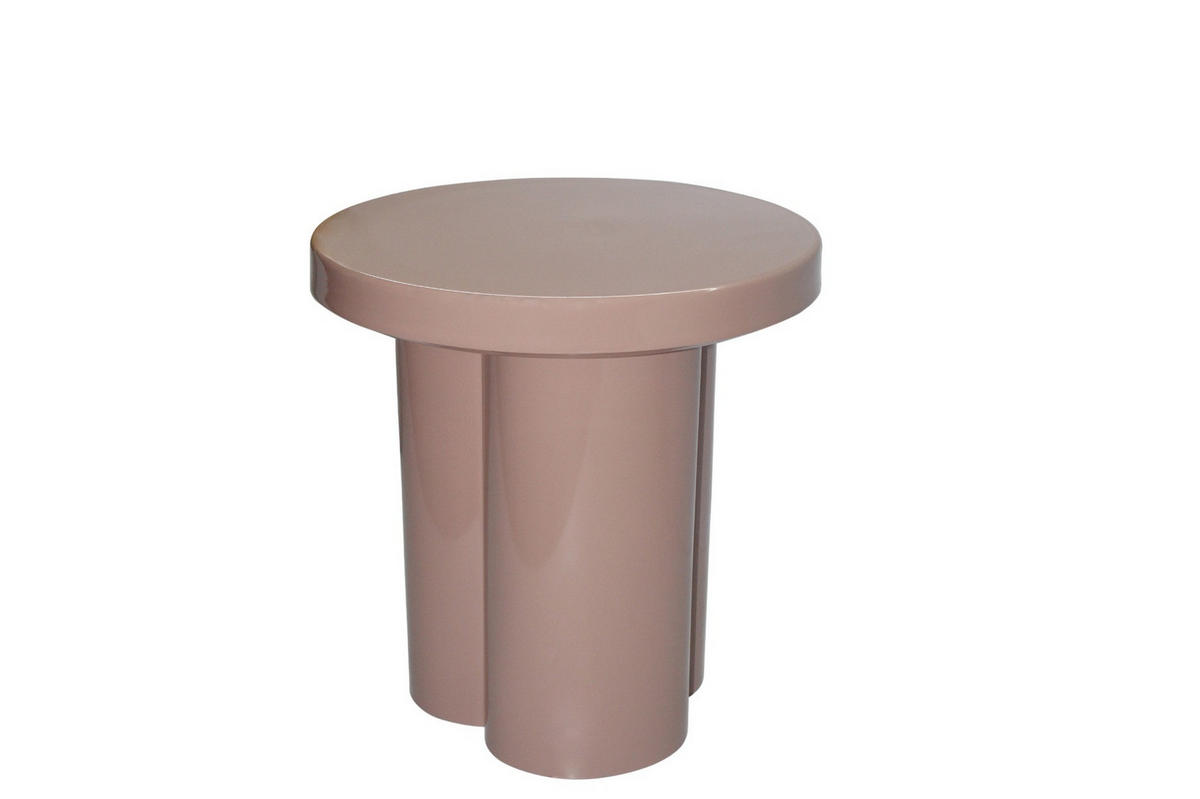 COUCHTISCH Noa Rosa 43/43/45 cm - Pink, Metall (43/43/45cm) - Livingfurn