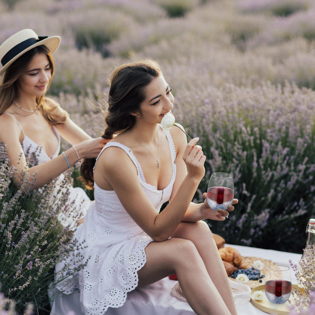 2xWEINGLÄSER - Multicolor, Glas (0.5L) - Relaxdays