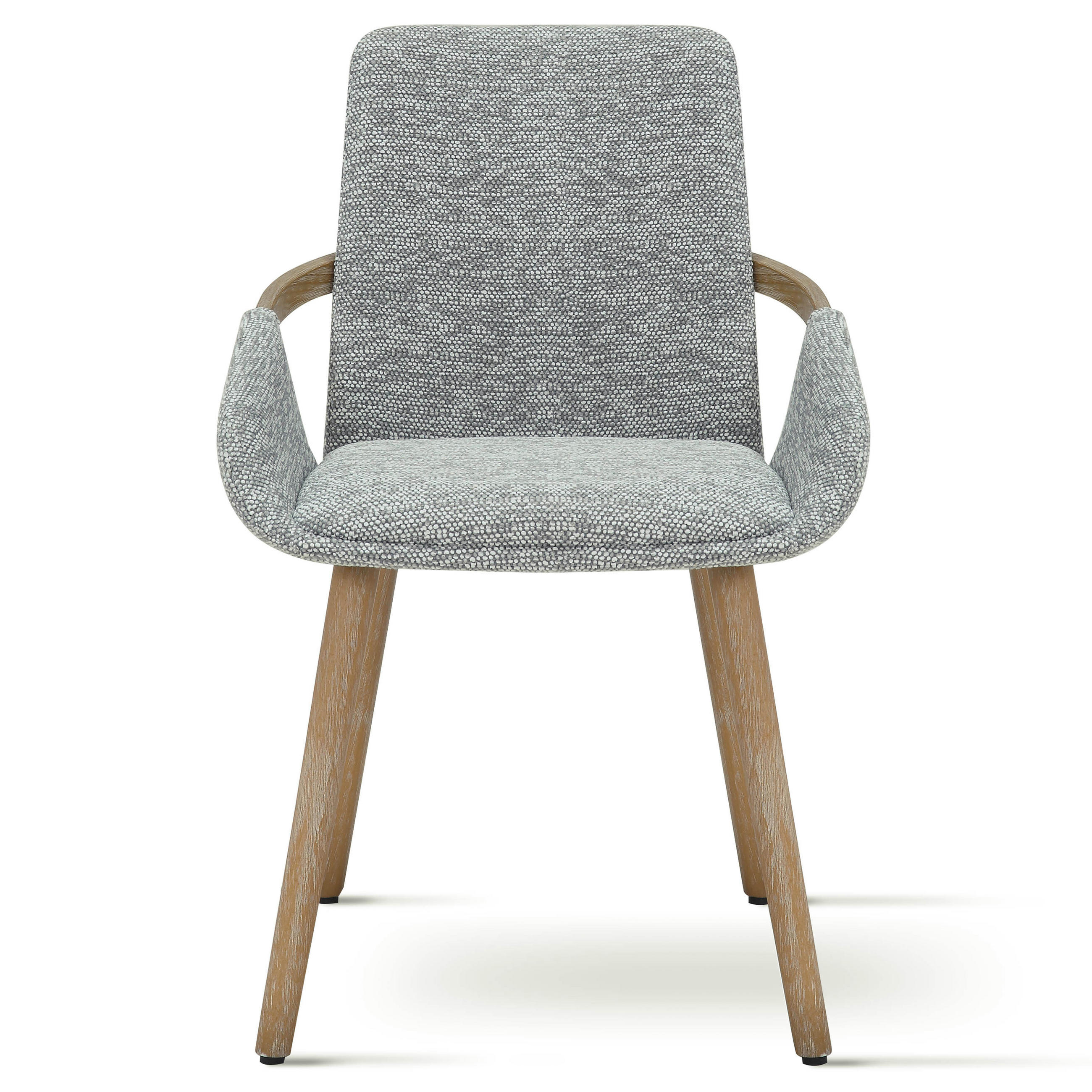 STUHL Massivholz 54 x 59 x 82 cm grau POLSTERSTÜHLE #01 - Grau, Holz (54/82/59cm) - Massivmoebel24