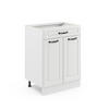 KÜCHENUNTERSCHRANK R-Line Weiß Landhaus 60 cm mit Schublade, ohne AP - Weiß, Holzwerkstoff (60/81.6/46cm) - Vicco