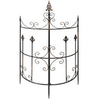 RANKGITTER 2er Set Metall Bronze - Bronzefarben, Metall (73/123/33cm) - CLP
