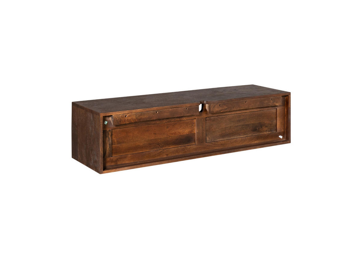 LOWBOARD Amoria Mangoholz 120 cm / 35 cm Braun - Braun, Holz (120/30/35cm) - Villa Möbel