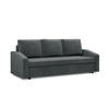 SOFA 3-SITZER MIT SCHLAFFUNKTION NEO, Dunkelgrau - Grau, Textil (220/85/92cm) - Mebligo