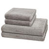 FROTTIERSET Pure 4-teilig - Grau, Textil (50/100cm) - Cawö