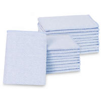 WASCHHANDSCHUH, 20er-Set, 16x22 cm, 70% Baumwolle, 30% Polyester, Blau - Blau, Textil (16/22cm) - Zollner