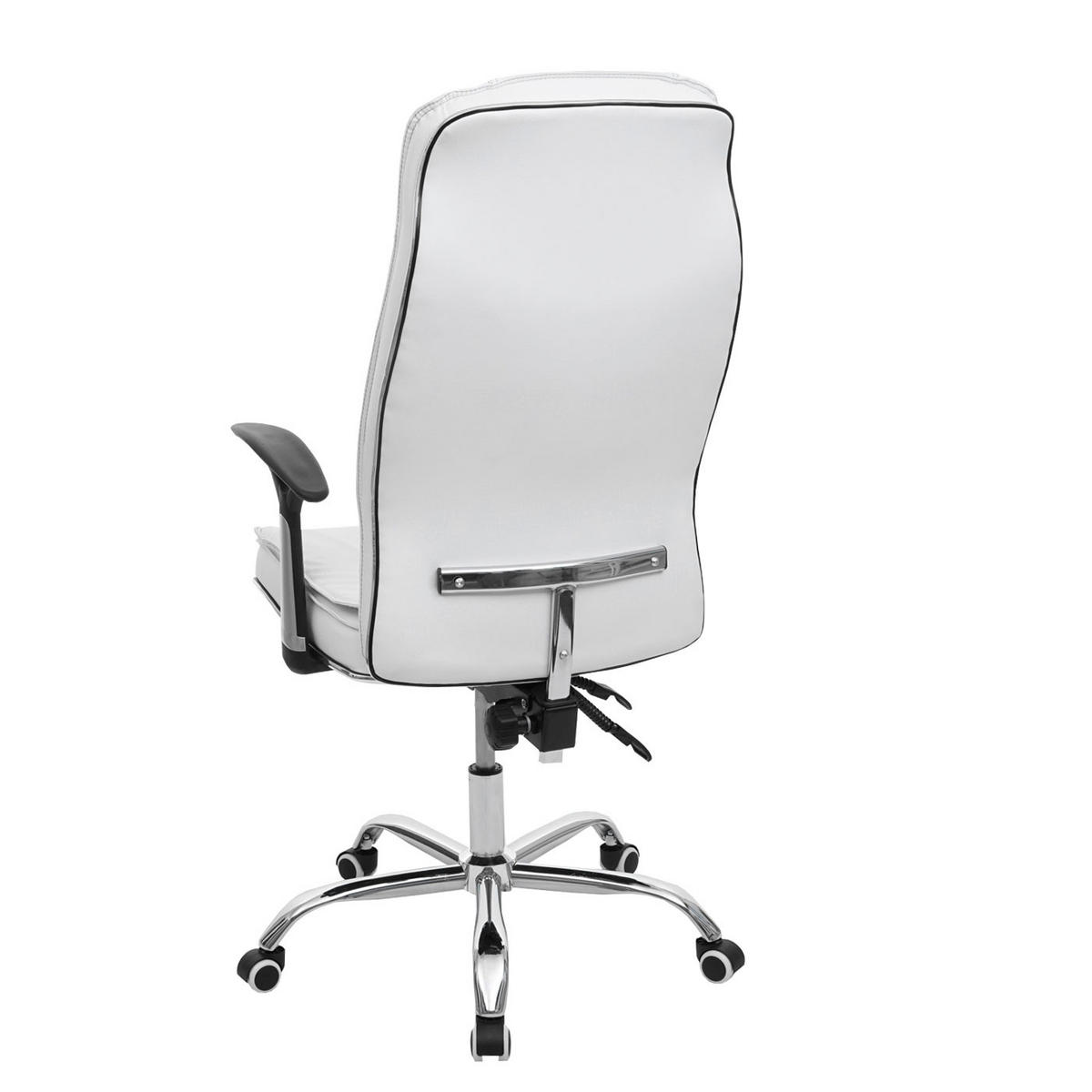BÜROSTUHL Weiß - Weiß, Textil (70/131/93cm) - MCW