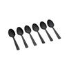 LÖFFEL 6er-Set Telmo - Schwarz - Schwarz, Metall - Björn