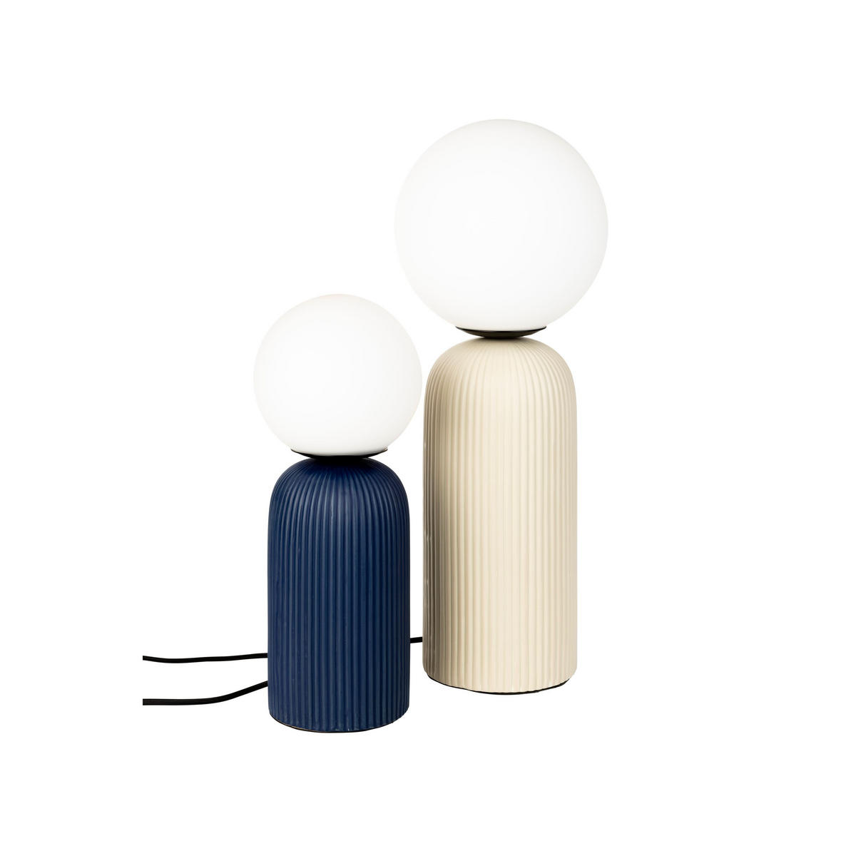 TISCHLAMPE Dash S Blau - Blau, Keramik (15/15/38cm) - Zuiver