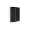 KLEIDERSCHRANK RYFLOX - 150 - Weiß|Schwarz - Schwarz/Weiß, Holzwerkstoff (150/215/61cm) - ALTDECOR