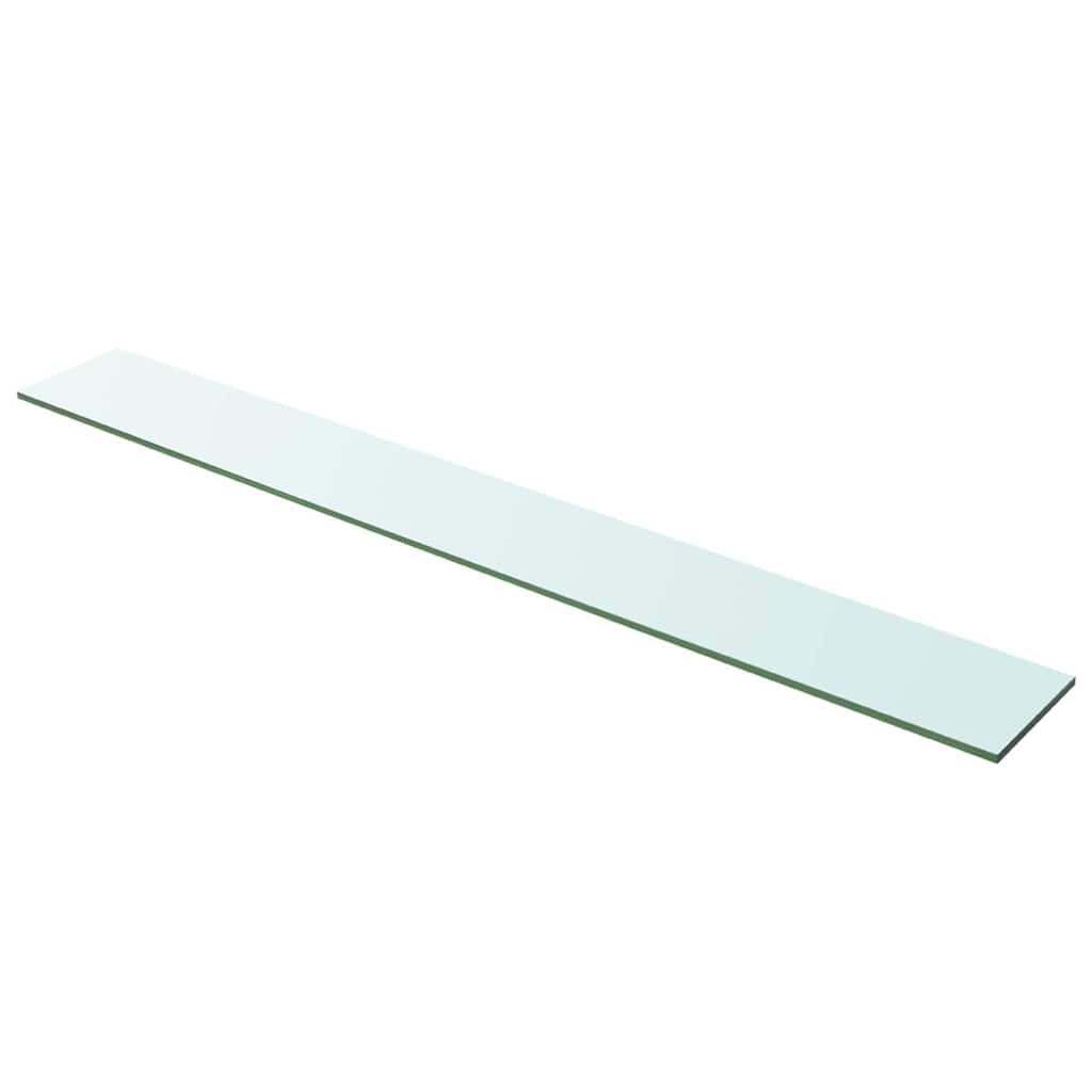 WANDBOARD 100/12/0,8 cm aus Glas Transparent - Transparent, Glas (100/0.8/12cm) - vidaXL