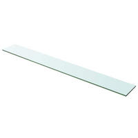 WANDBOARD 100/12/0,8 cm aus Glas Transparent - Transparent, Glas (100/0.8/12cm) - vidaXL