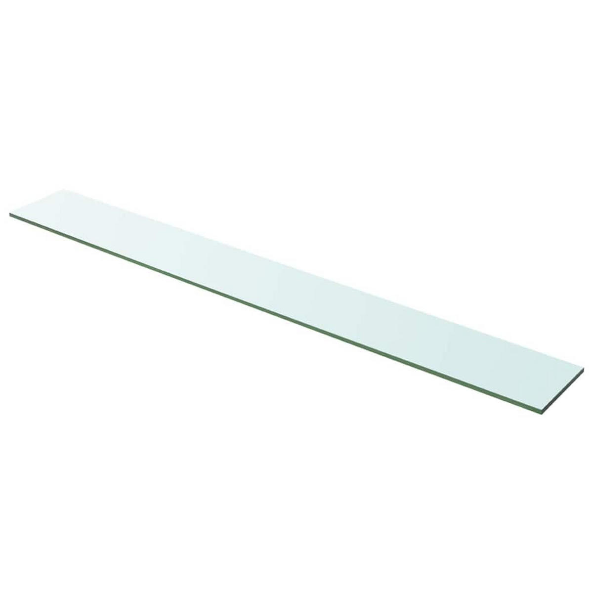 WANDBOARD 100/12/0,8 cm aus Glas Transparent - Transparent, Glas (100/0.8/12cm) - vidaXL