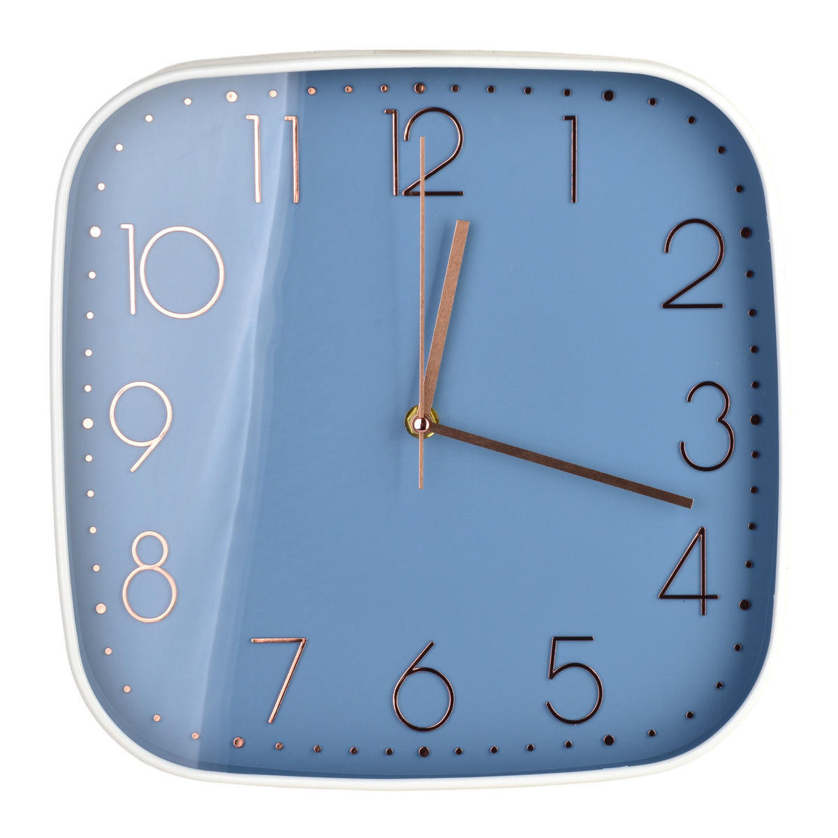 WANDUHR Ramsey Blau 30/4/30 cm Kunstoff - Blau, Kunststoff (30/30/4cm) - Mondex