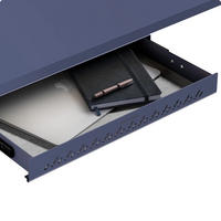 SCHUBLADEN-ORGANIZER unter dem Schreibtisch, 41x27x5cm Blau - Blau, Metall (41/27/5cm) - Desktronic