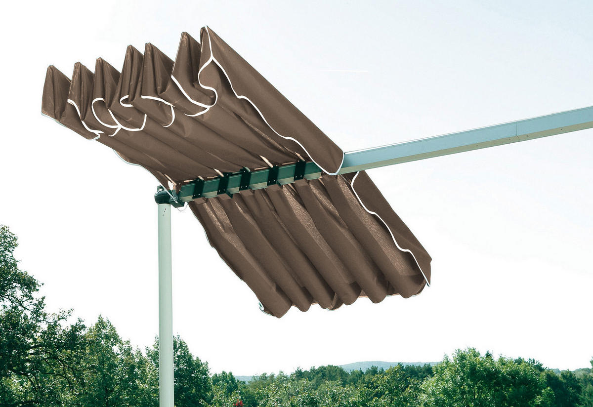 ERSATZDACH Markise Dubai 375x225 cm Beigegrau - Taupe, Textil (375/1/225cm) - QUICK STAR