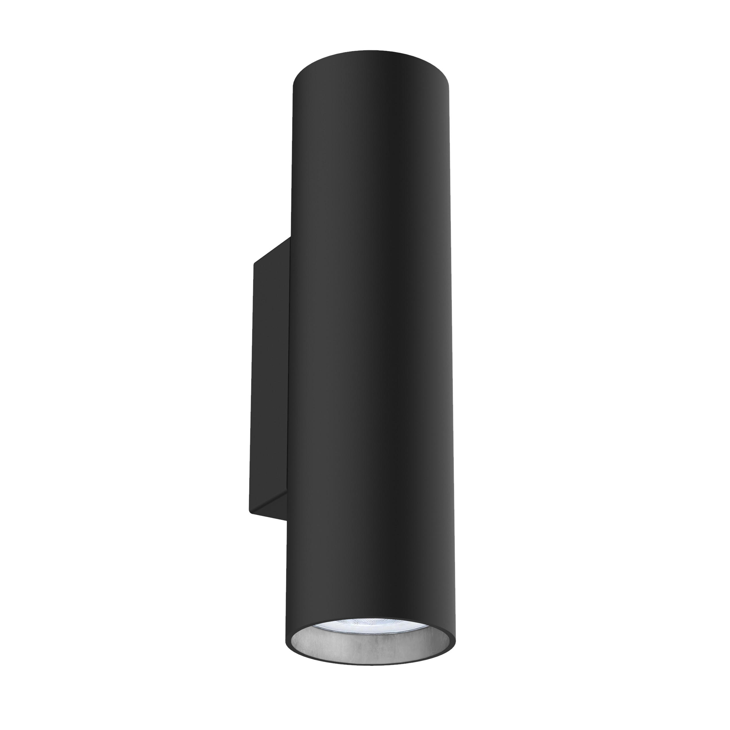 Lumicom Wandleuchte Schwarz 6x22x6 cm