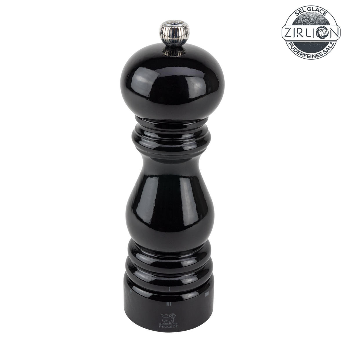 SALZMÜHLE Paris uSelect 18cm Buchenholz Schwarz Zirkonia-Mahlwerk - Schwarz, Holz (5.9/18/5.9cm) - PEUGEOT