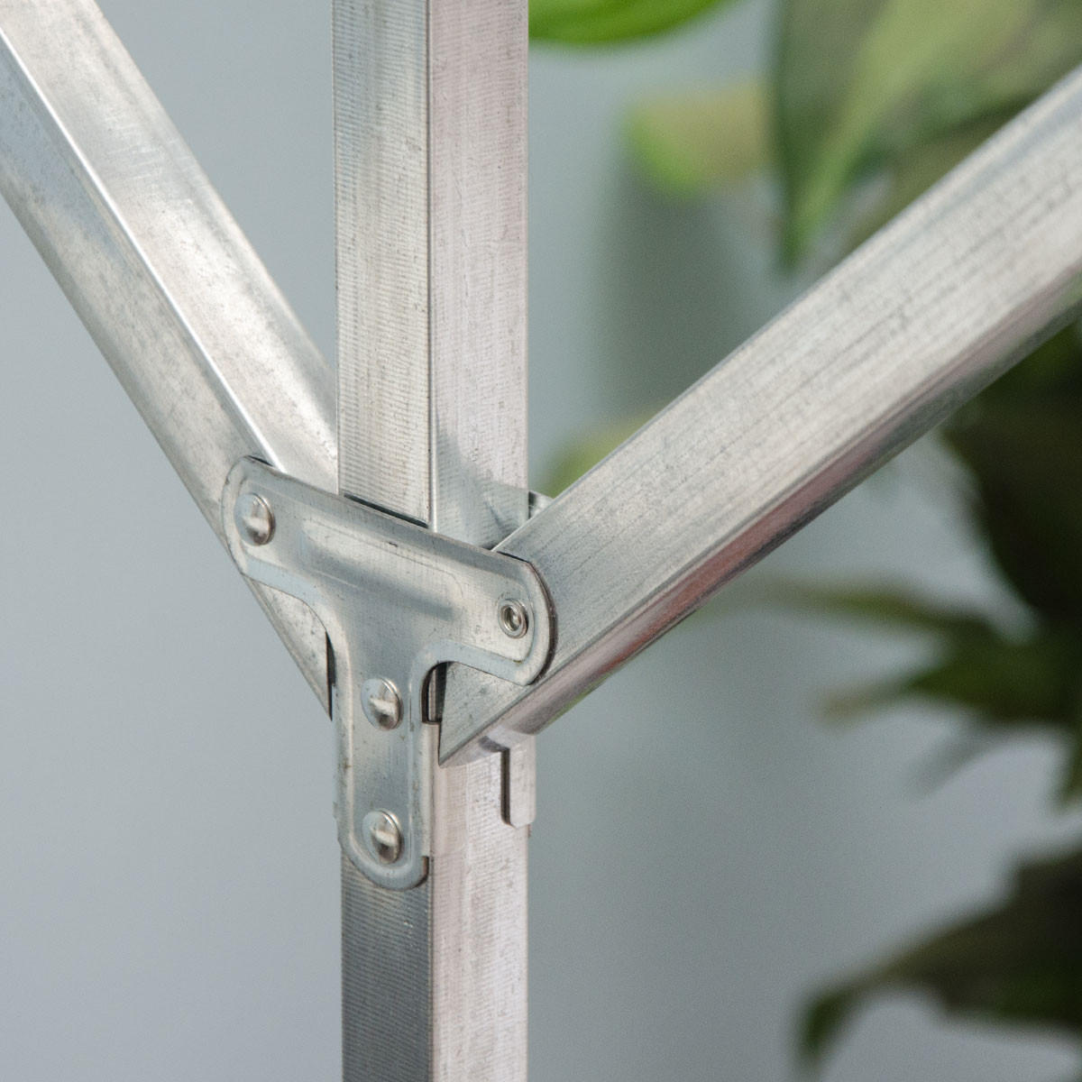 KLEIDERSTÄNDER mit 3 Aufhängestangen, 150/67/133 cm, Silber - Silberfarben, Metall (67/133/150cm) - eyepower