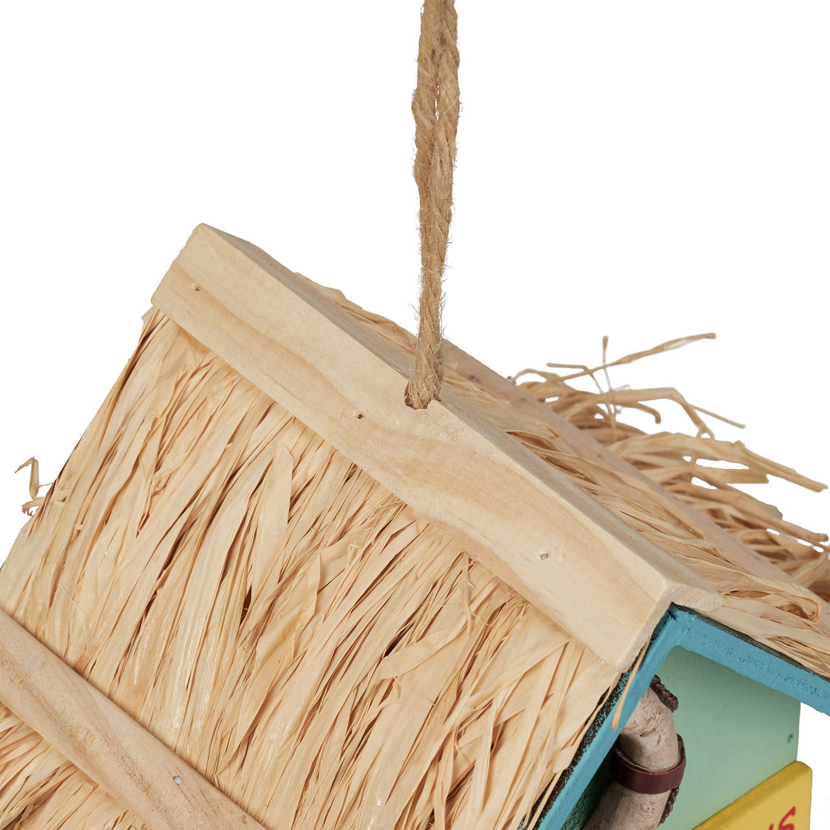 DEKOVOGELHAUS - Multicolor, Holz (19/24.5/13.5cm) - Relaxdays