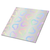 FLIESENAUFKLEBER 9 Stück 30x30 cm selbstklebend Bunte Herzen - Multicolor, Textil (30/1.6/30cm) - TULUP