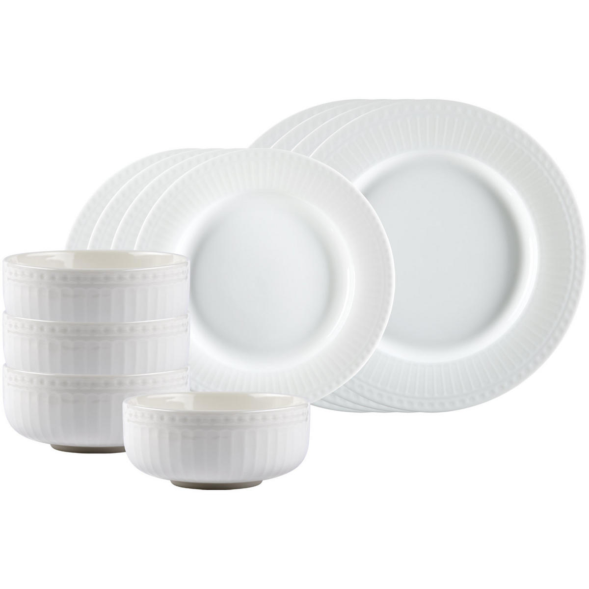 BASIC-SET Sofia weiß 12er Set - Weiß, Keramik (1/1/1cm) - Ritzenhoff Breker