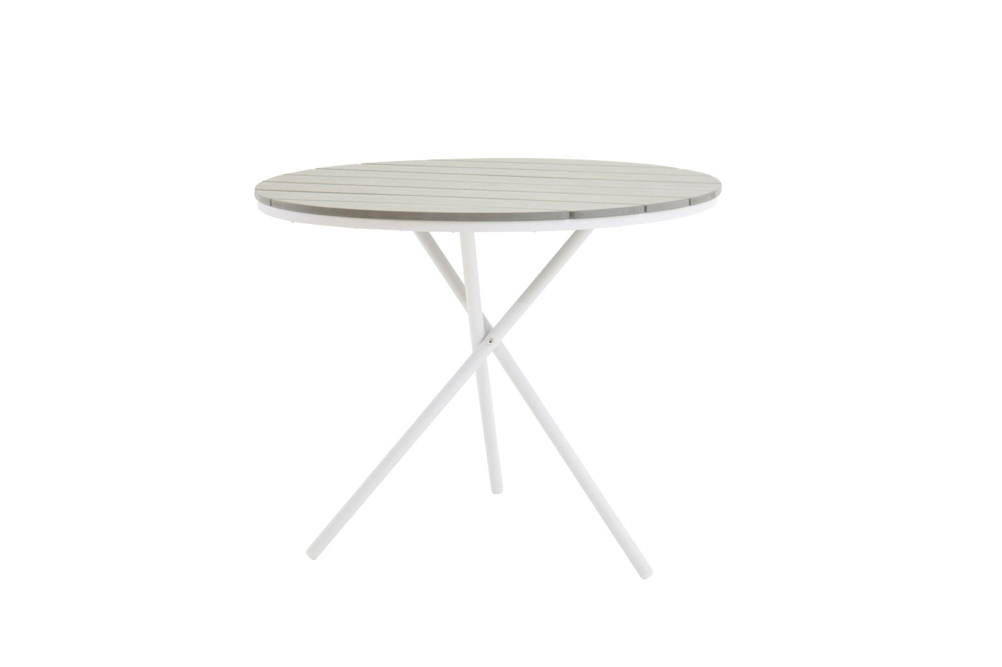 GARTENESSTISCH PARMA Grau 90x90x74 cm - Grau, Metall (90/90/74cm) - FURNLUX