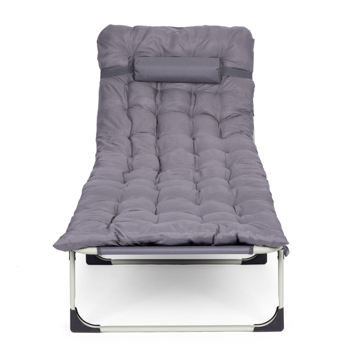 SONNENLIEGE klappbar - Grau, Metall (67/77/193cm) - Mat-Haus