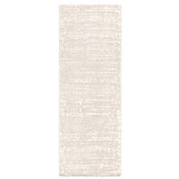 GLANZEFFEKT-TEPPICH Weiß 80x300 cm - Weiß, Textil (80/300cm) - Tesso Living