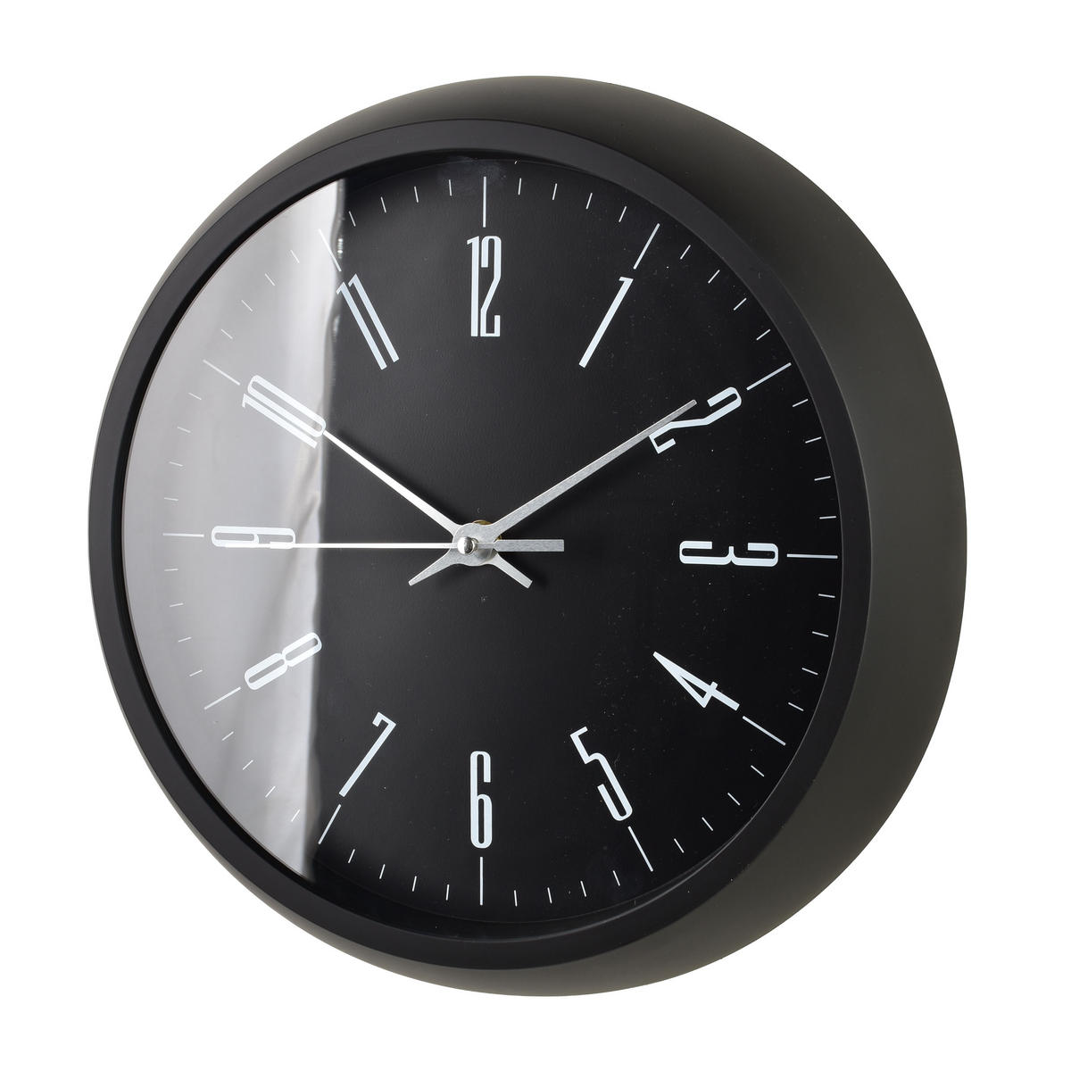 WANDUHR Ramsey Schwarz 29x29x5 cm Kunststoff - Schwarz, Kunststoff (5/29/29cm) - Mondex