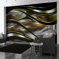 SELBSTKLEBENDE FOTOTAPETE 441/315 cm - Gelb/Schwarz, Kunststoff/Textil (441/1cm) - KUNSTLOFT