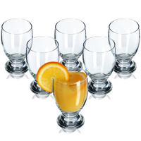 KADAX Glas für Getränke und Desserts, 6er-Set, 300 ml - Transparent, Glas (0.3L) - KADAX