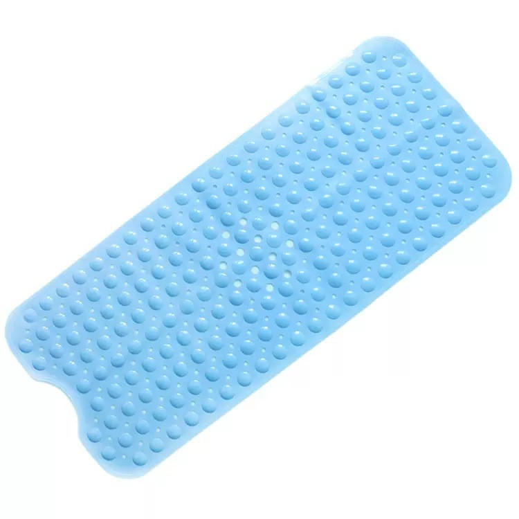 DUSCHMATTE – 40 x 70 cm – Blau – Rutschfest - Blau, Kunststoff (41/7cm)