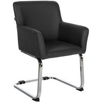 STUHL Pukki Kunstleder schwarz - Schwarz, Kunststoff (57/87/58cm) - TPFLiving