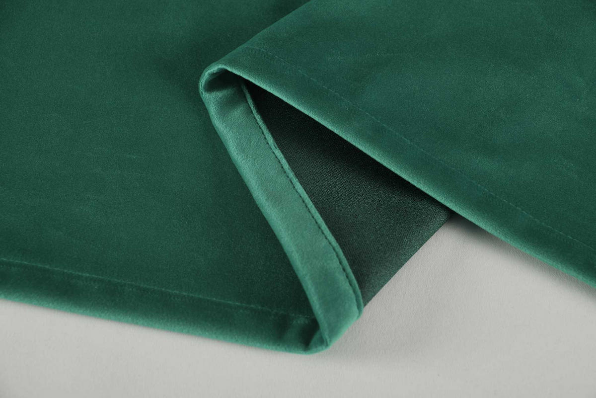 VORHANG 2ER SET MILANO HxB 280x135 cm Grün - Grün, Textil (135/280cm) - Gardinenbox