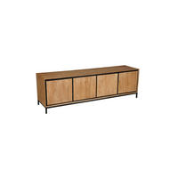 LOWBOARD Hardwood Mangoholz 180 cm / 45 cm Natur - Naturfarben, Holz (180/55/45cm) - Villa Möbel